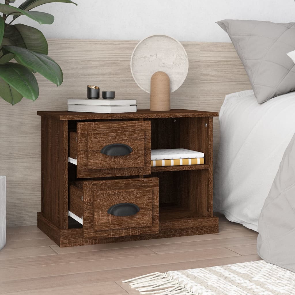 Nocturnal Elegance: Black Bedside Cabinet
