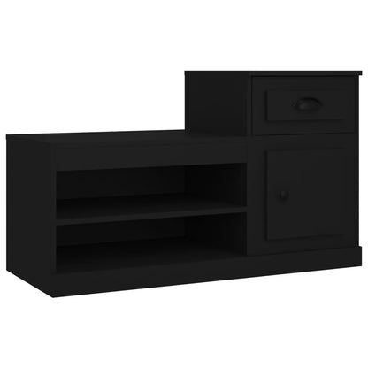 Elegance in Every Step: White Engineered Wood Shoe Cabinet