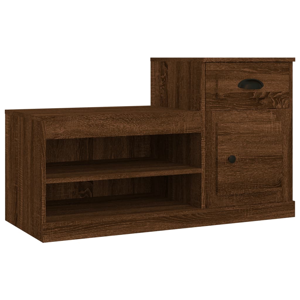 Elegance in Every Step: White Engineered Wood Shoe Cabinet