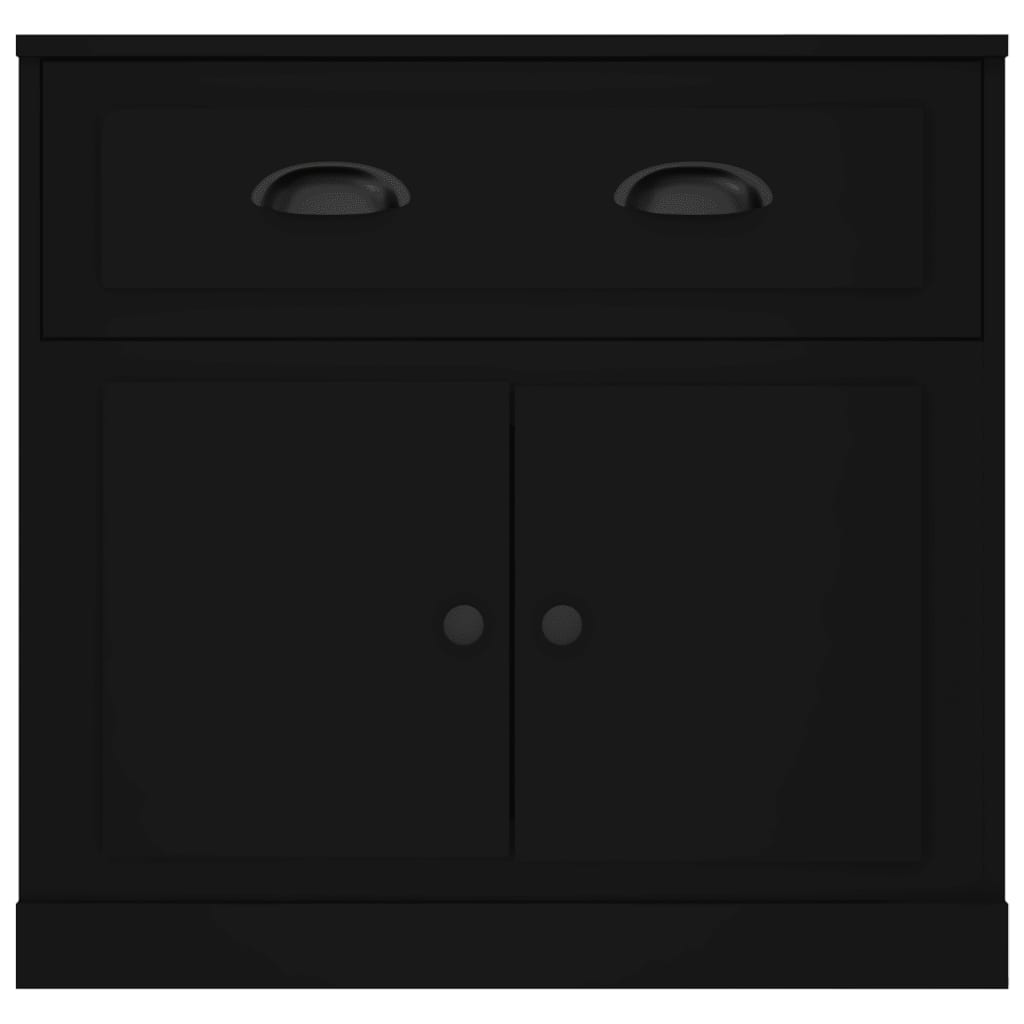 Sleek White Engineered Wood Sideboard