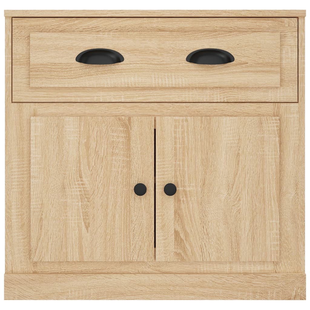 Sleek White Engineered Wood Sideboard
