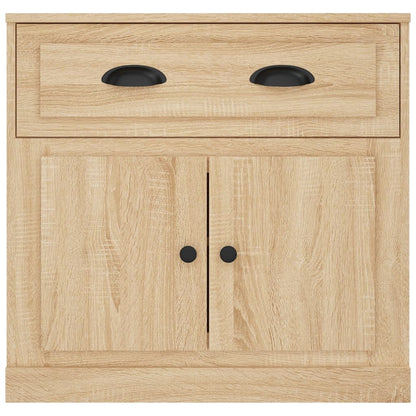 Sleek White Engineered Wood Sideboard