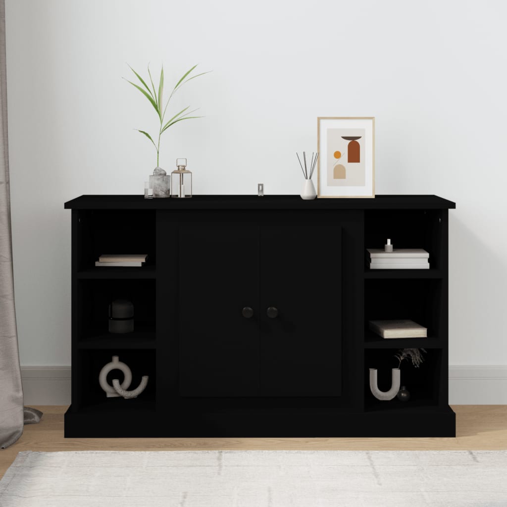 Elegant White Engineered Wood Sideboard - 100×35.5×60cm