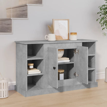 Elegant White Engineered Wood Sideboard - 100×35.5×60cm
