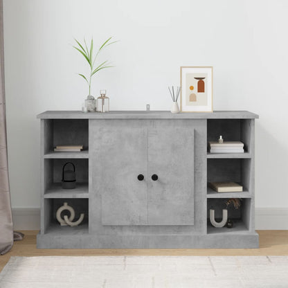 Elegant White Engineered Wood Sideboard - 100×35.5×60cm
