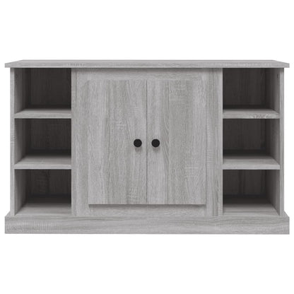 Elegant White Engineered Wood Sideboard - 100×35.5×60cm