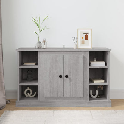 Elegant White Engineered Wood Sideboard - 100×35.5×60cm