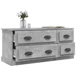 Sleek and Chic: White Engineered Wood TV Cabinet