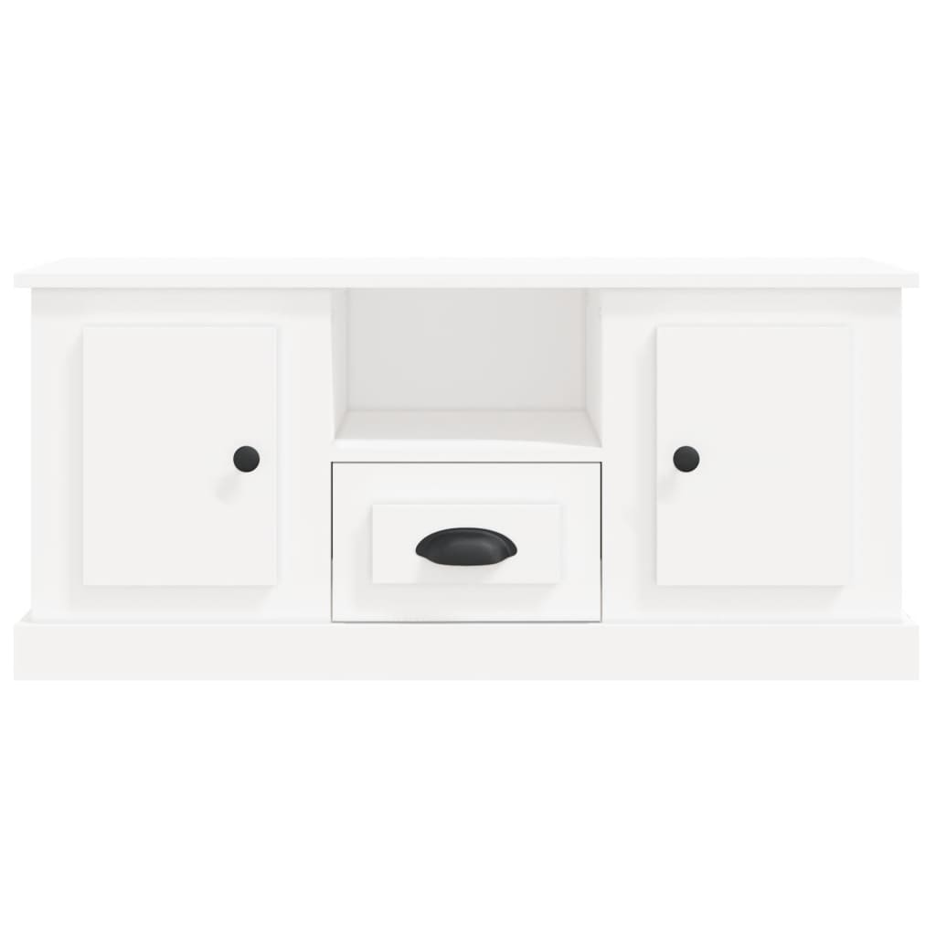 White Engineered Wood TV Cabinet for a Stylish Home
