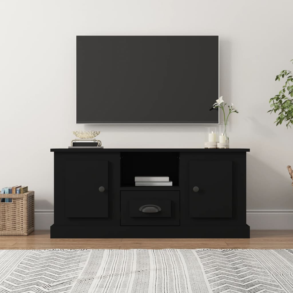 White Engineered Wood TV Cabinet for a Stylish Home