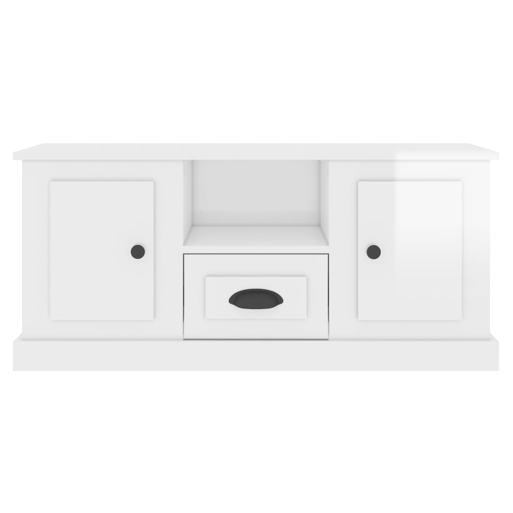 White Engineered Wood TV Cabinet for a Stylish Home