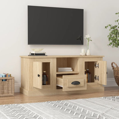 White Engineered Wood TV Cabinet for a Stylish Home