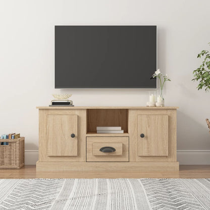 White Engineered Wood TV Cabinet for a Stylish Home