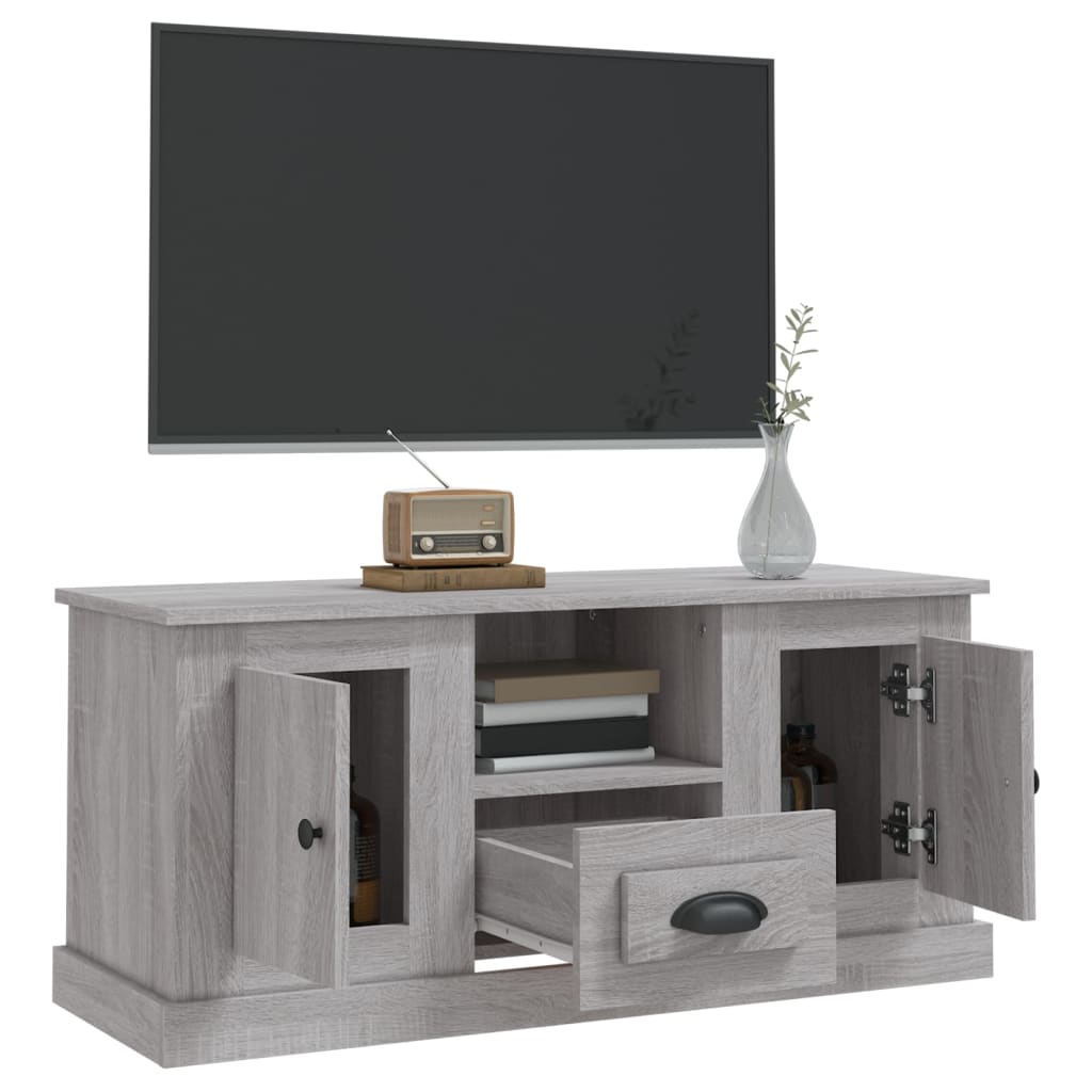 White Engineered Wood TV Cabinet for a Stylish Home