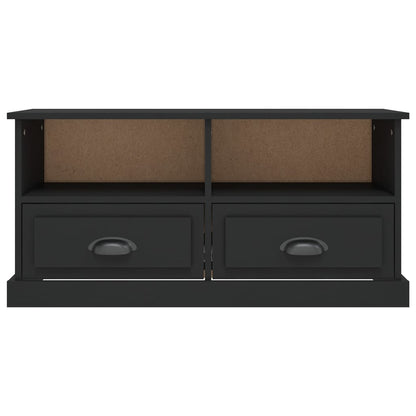 Modern Functionality: White Engineered Wood TV Cabinet