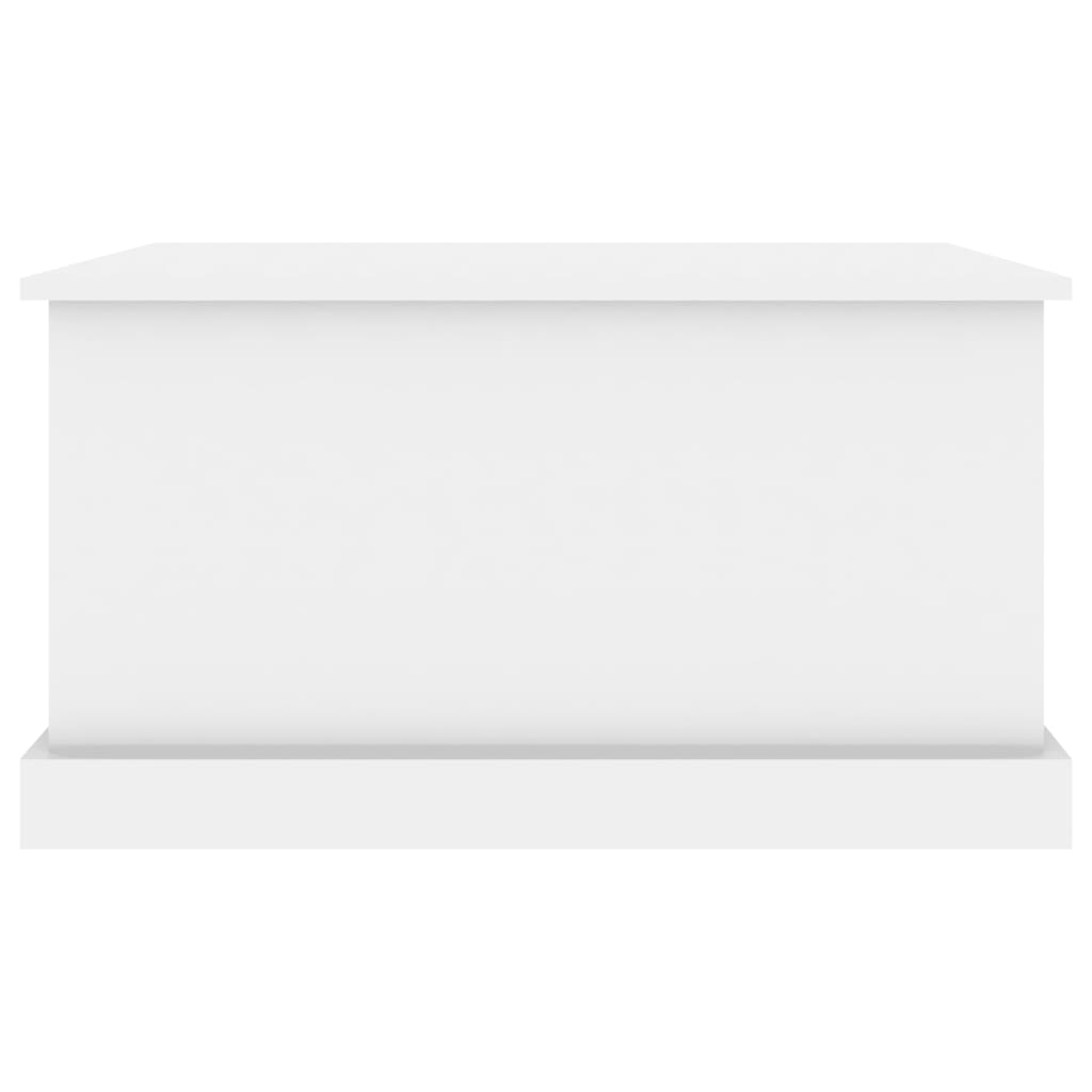 Sleek and Stylish: Engineered Wood Storage Box in White Finish