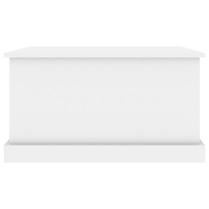 Sleek and Stylish: Engineered Wood Storage Box in White Finish