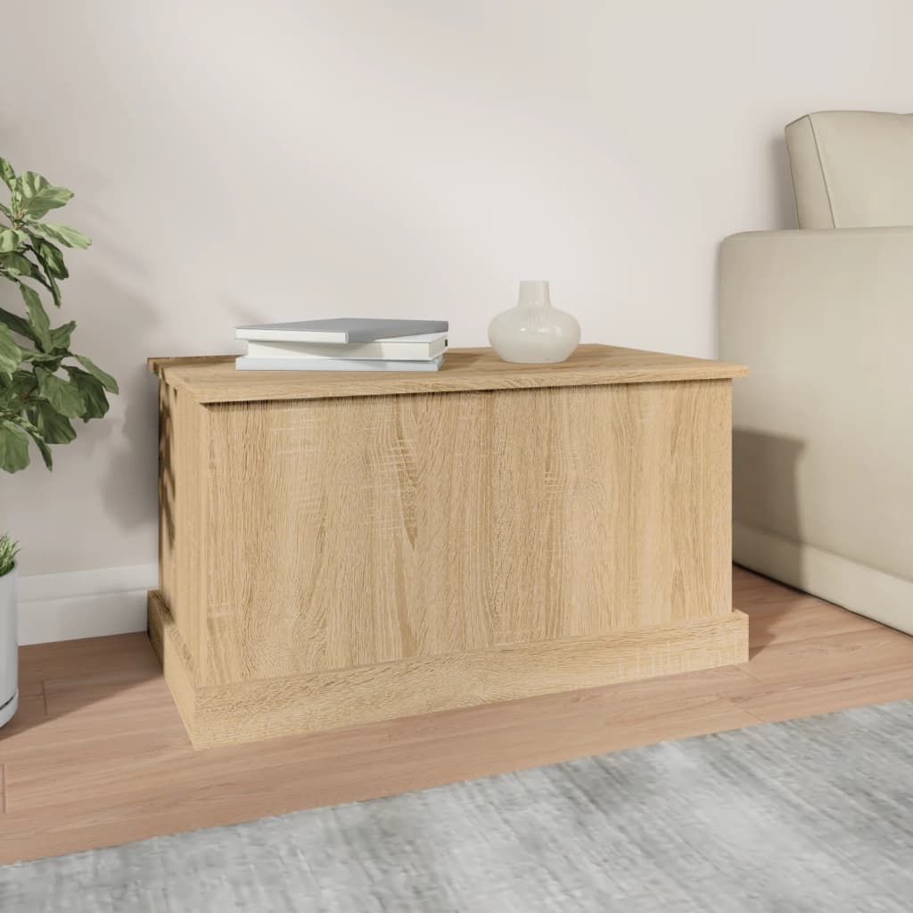 Sleek and Stylish: Engineered Wood Storage Box in White Finish