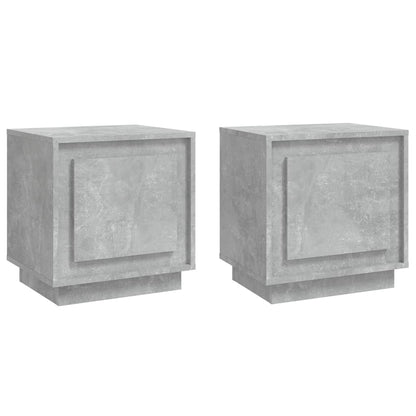 Harmony Duo White Engineered Wood Bedside Cabinets Set