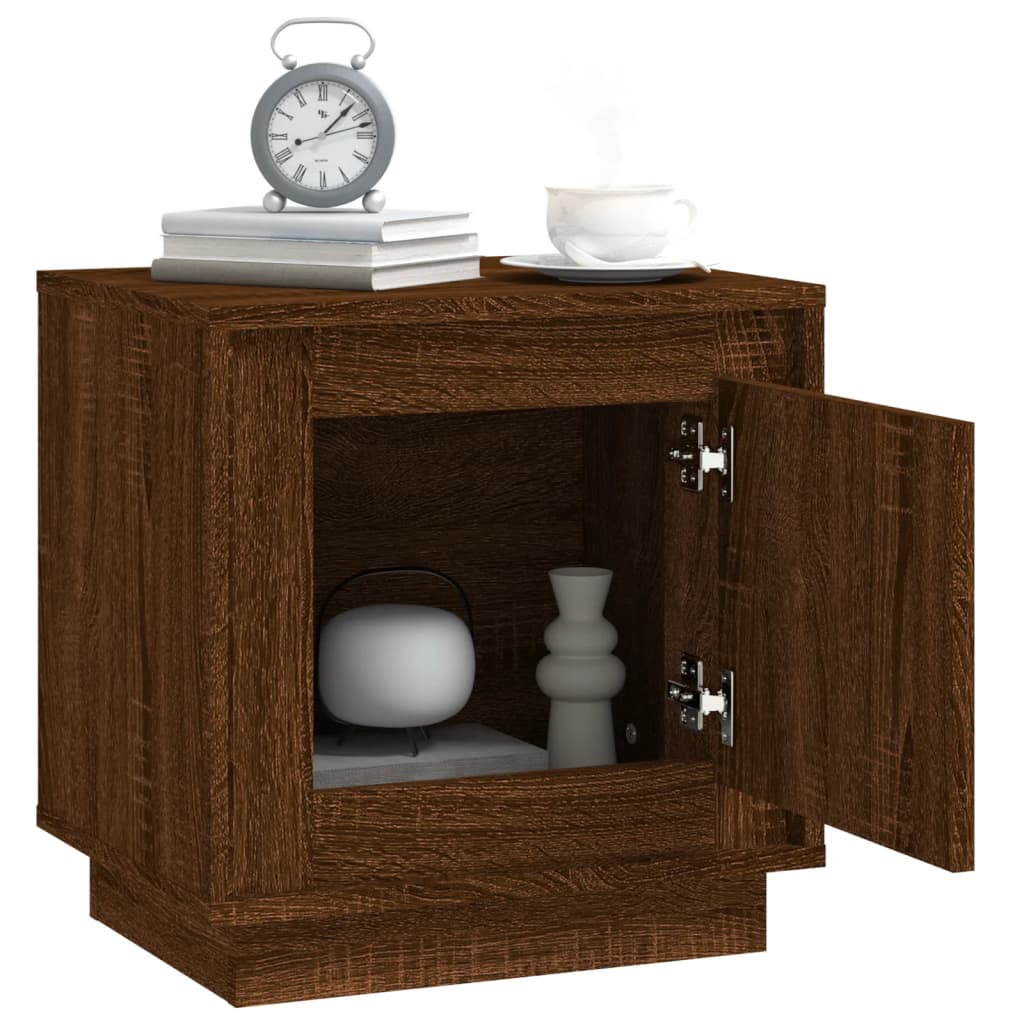 Harmony Duo White Engineered Wood Bedside Cabinets Set
