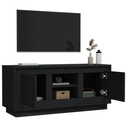 Crafted White Engineered Wood TV Cabinet for Stylish Interiors