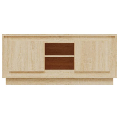 Crafted White Engineered Wood TV Cabinet for Stylish Interiors
