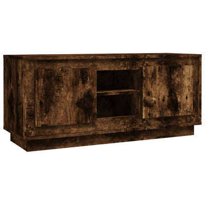 Crafted White Engineered Wood TV Cabinet for Stylish Interiors