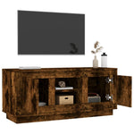 Crafted White Engineered Wood TV Cabinet for Stylish Interiors