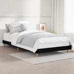 Whimsical White Single Engineered Wood Bed Frame