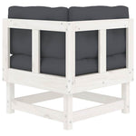 Space Saving Corner Sofas with Cushions 2 Lounge Area Urban Style