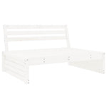 Contemporary Middle Sofa White 120x80 cm Outdoor Retreat Essentials