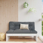 Contemporary Middle Sofa White 120x80 cm Outdoor Retreat Essentials