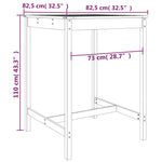 Refined 3 Piece Garden Bar Set Home Decor Accent Urban Style