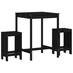 Versatile 3 Piece Garden Bar Set Relaxing Seating Garden Leisure