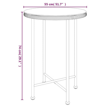 Decorative 3 Piece Garden Dining Set Relaxing Seating Modern Living 