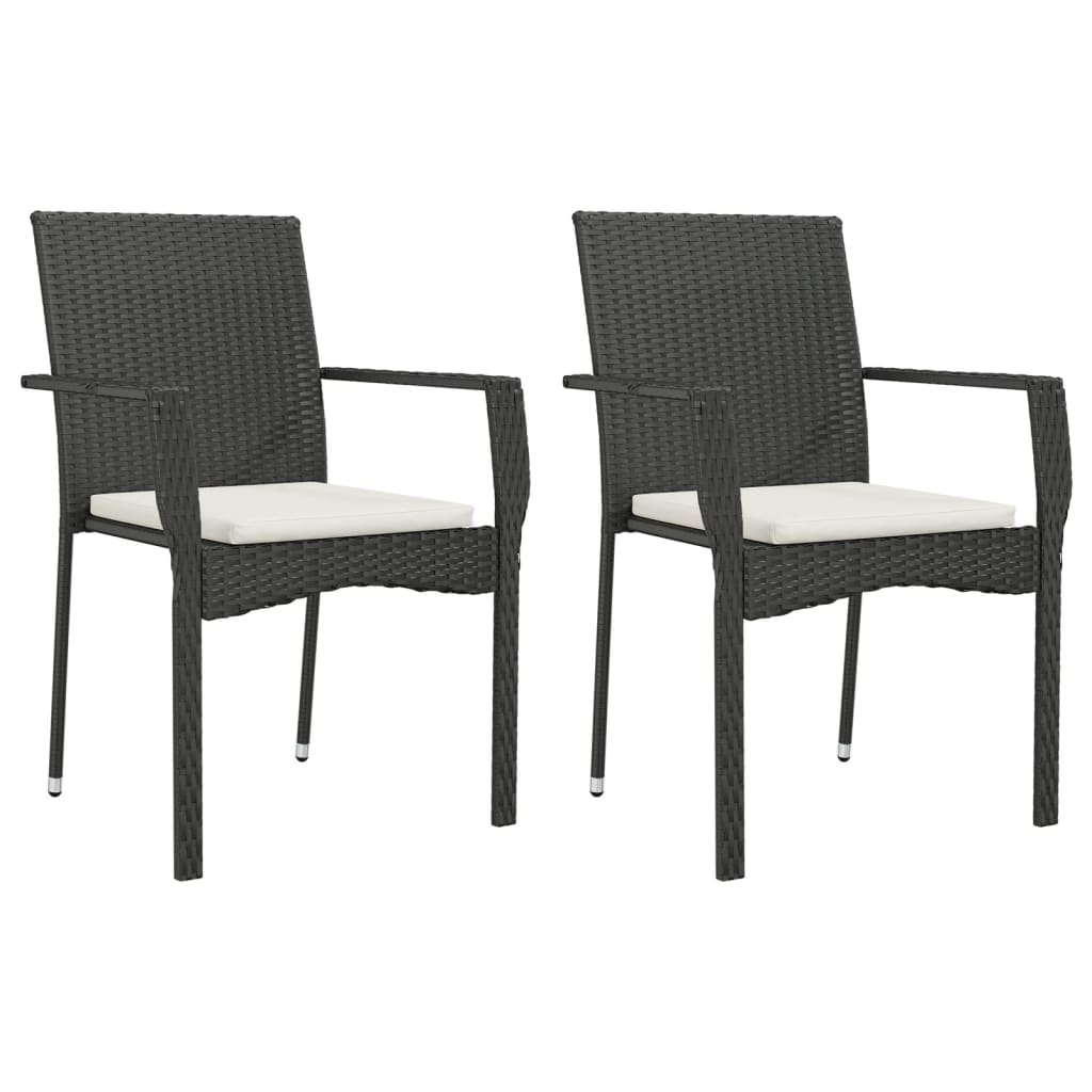 Space Saving 3 Piece Garden Dining Set Relaxing Seating Summer 