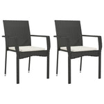 Space Saving 3 Piece Garden Dining Set Relaxing Seating Summer