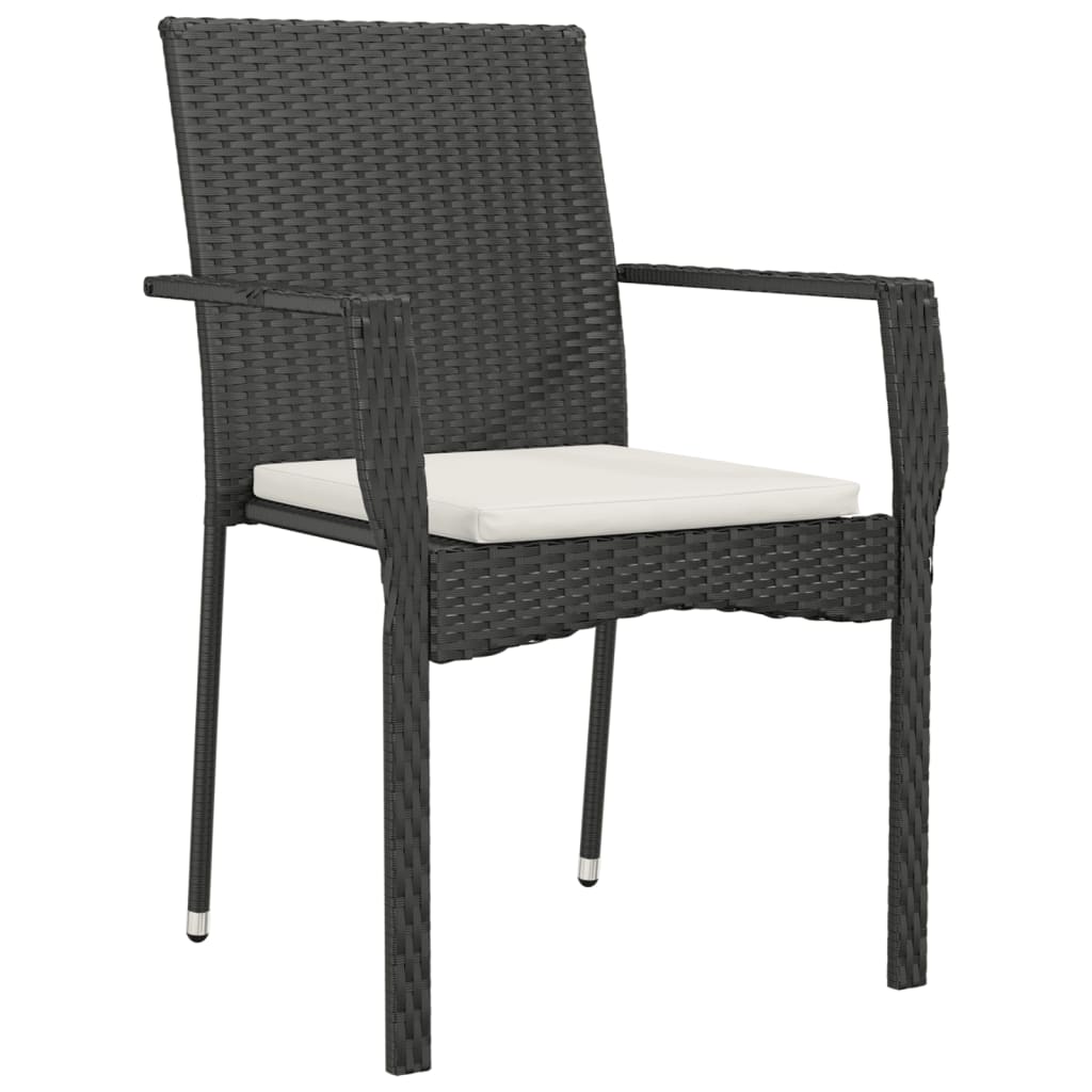 Space Saving 3 Piece Garden Dining Set Relaxing Seating Summer 