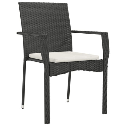 Space Saving 3 Piece Garden Dining Set Relaxing Seating Summer 