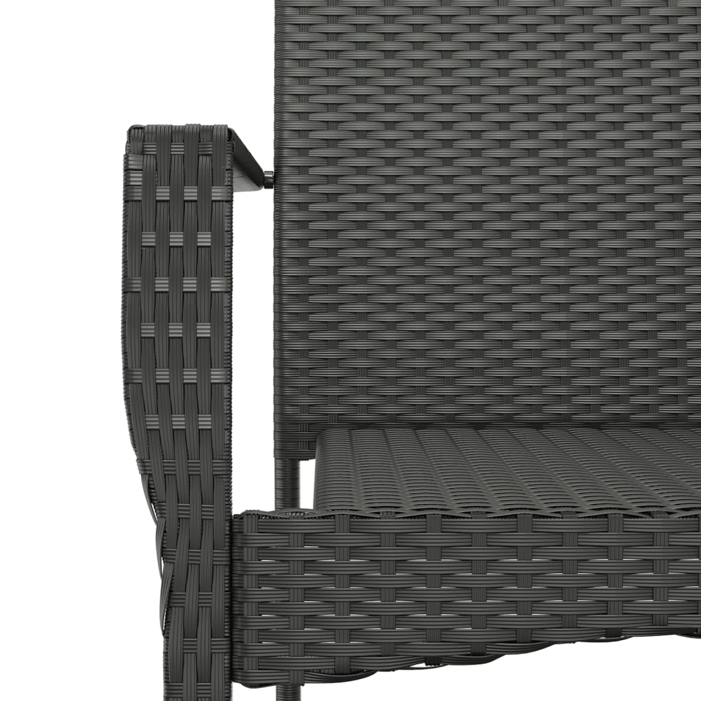 Space Saving 3 Piece Garden Dining Set Relaxing Seating Summer 