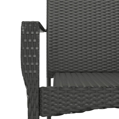 Space Saving 3 Piece Garden Dining Set Relaxing Seating Summer 
