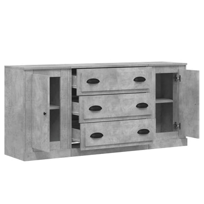 Elegant 3-Piece White Engineered Wood Dining Ensemble