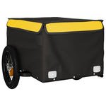 Bike Cargo Trailer Black and  Yellow Iron