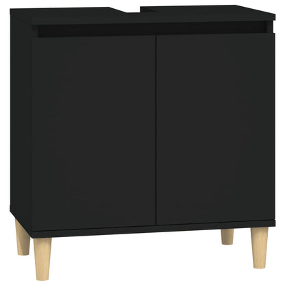 Contemporary White Bathroom Trio: Engineered Wood 3-Piece Furniture