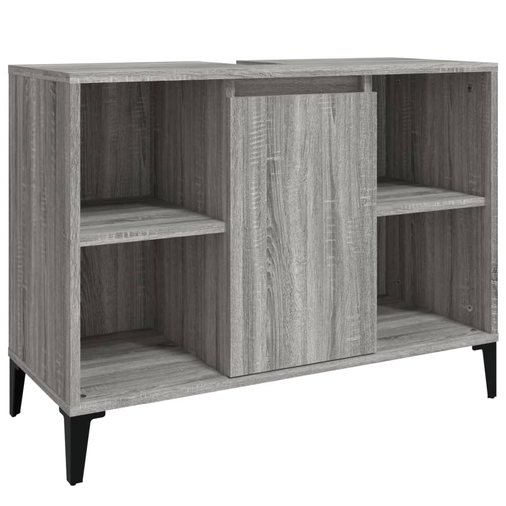 Contemporary 3-Pcs White Engineered Wooden Bath Set