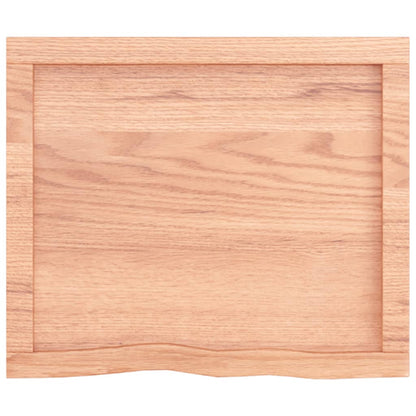 Bathroom Countertop Dark Grey-Treated Solid Wood