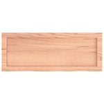 Bathroom Countertop Treated Solid Wood Light Brown