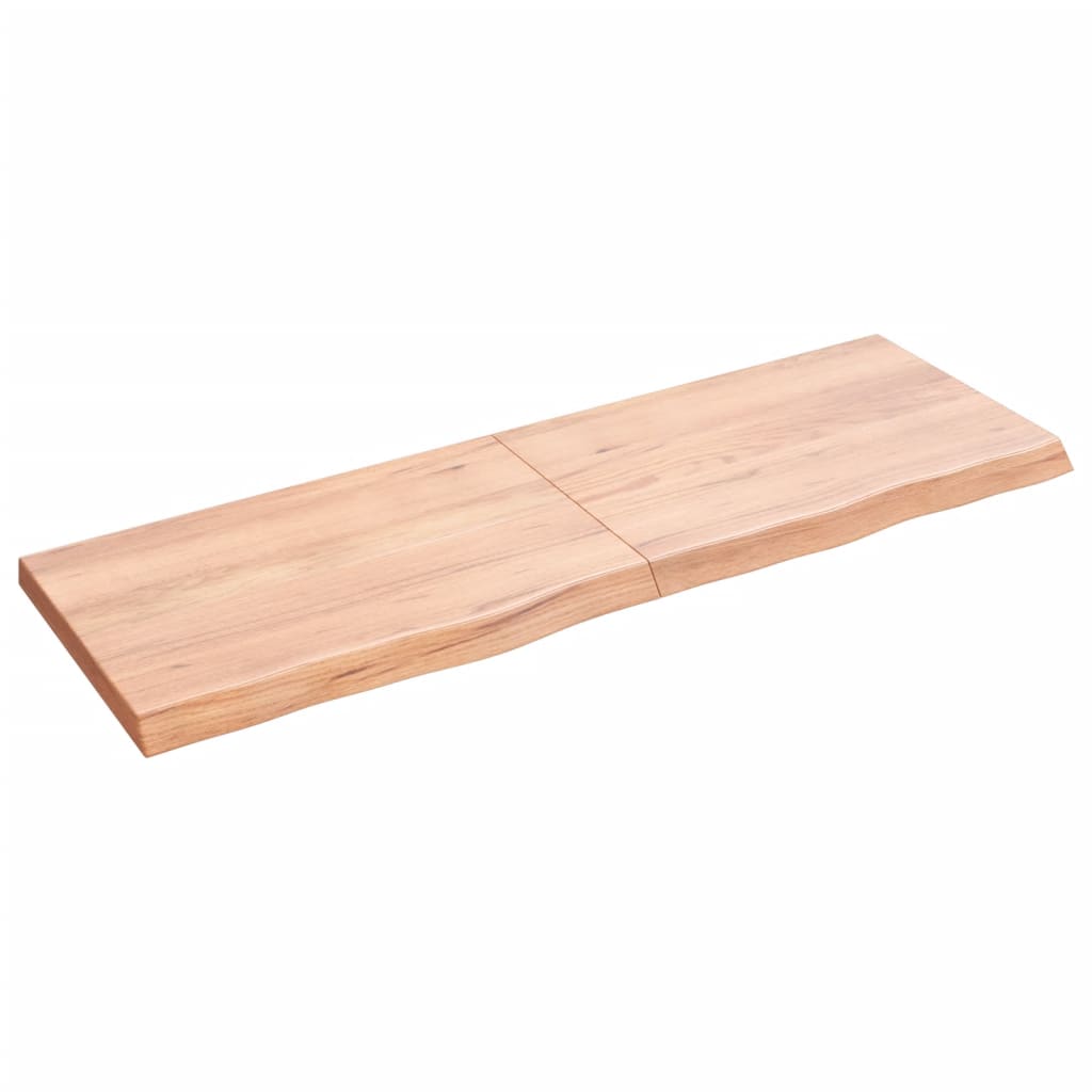 Bathroom Countertop Dark Grey-Treated Solid Wood