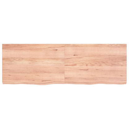Bathroom Countertop Dark Grey-Treated Solid Wood