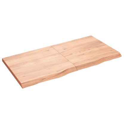 Bathroom Countertop Dark Grey-Treated Solid Wood